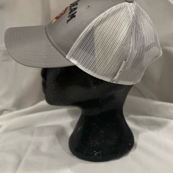 Jim Beam Official Whiskey Logo Trucker Style‎ Hat Ball Cap Gray One Size Fits - Picture 2 of 7